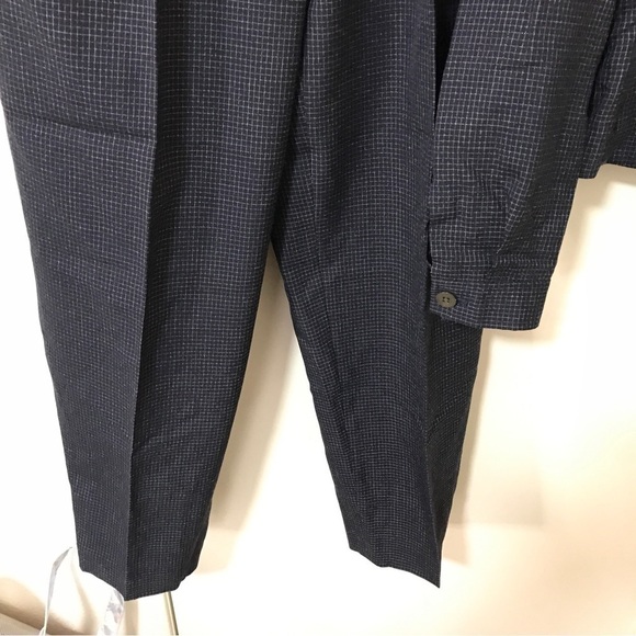 Vintage 90s excursion gray plaid jacket and high waisted pants - Picture 11 of 13